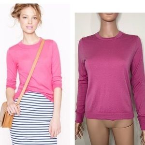 J.crew pink sweater size M